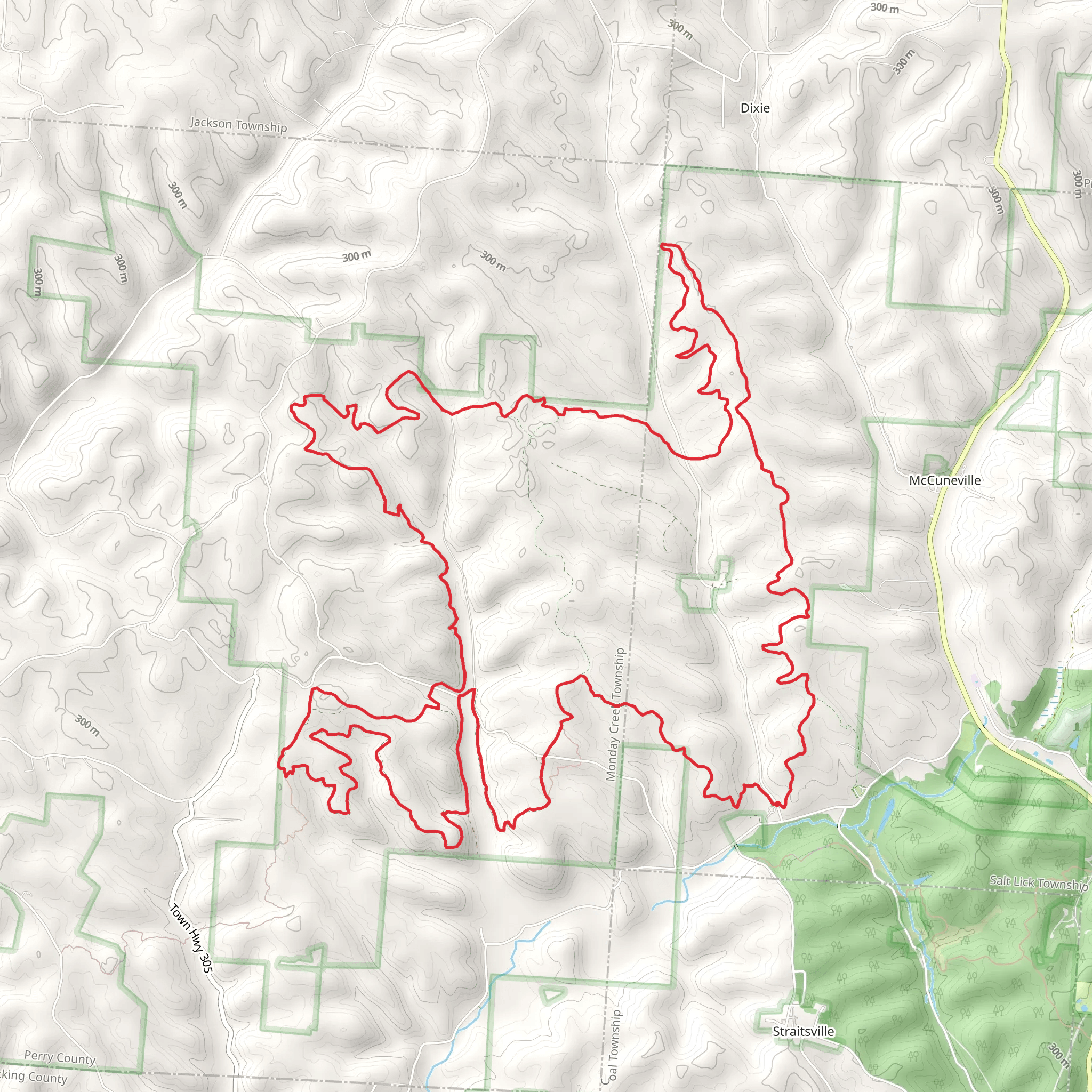 Stone Church Horse Main Loop Trail mobile static map