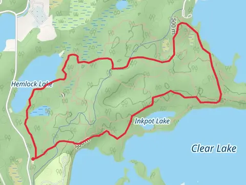 Inkpot Lake and Hemlock Lake Loop