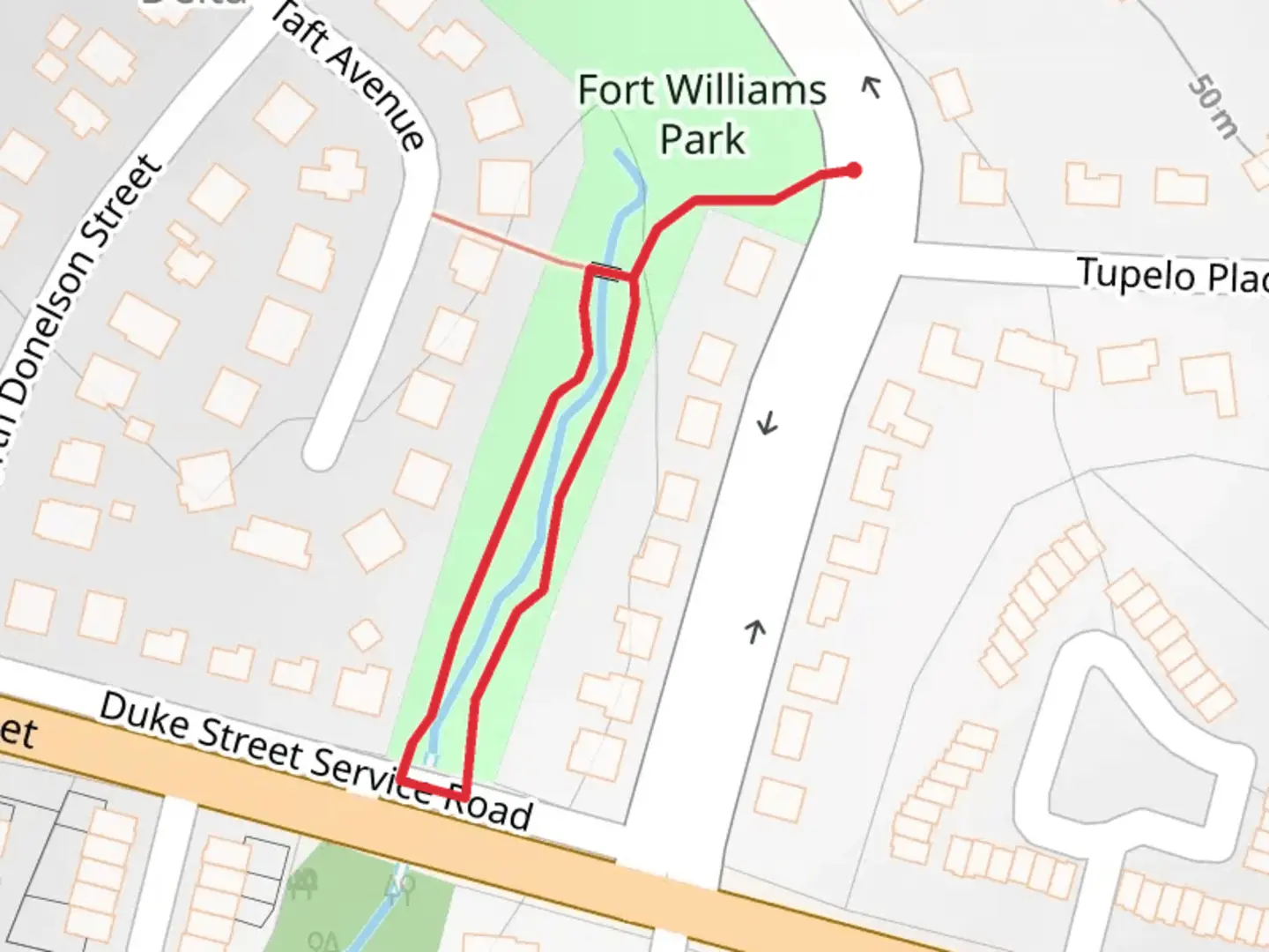 An image depicting the trail Fort Williams Parkway Loop and its surrounding area.