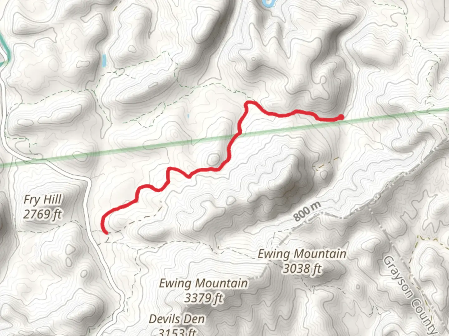 An image depicting the trail Moore Trail and its surrounding area.