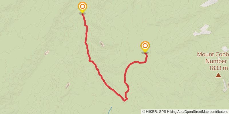 Australian Alps Walking Track stage 26 Map