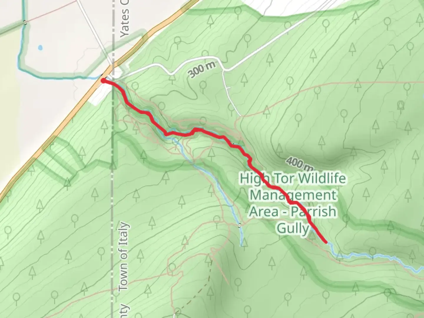 An image depicting the trail Parrish Hill Road Trail and its surrounding area.