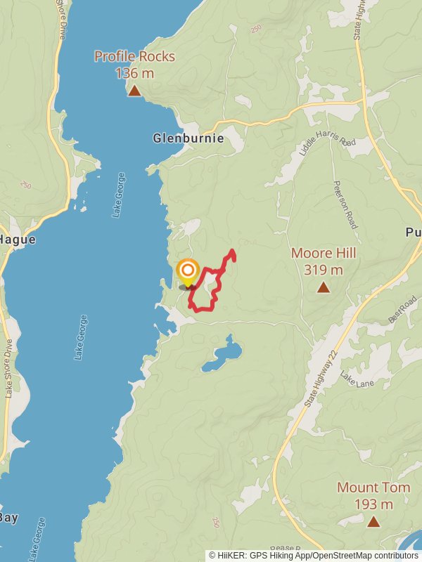 Gull Bay Preserve Loop mobile static map