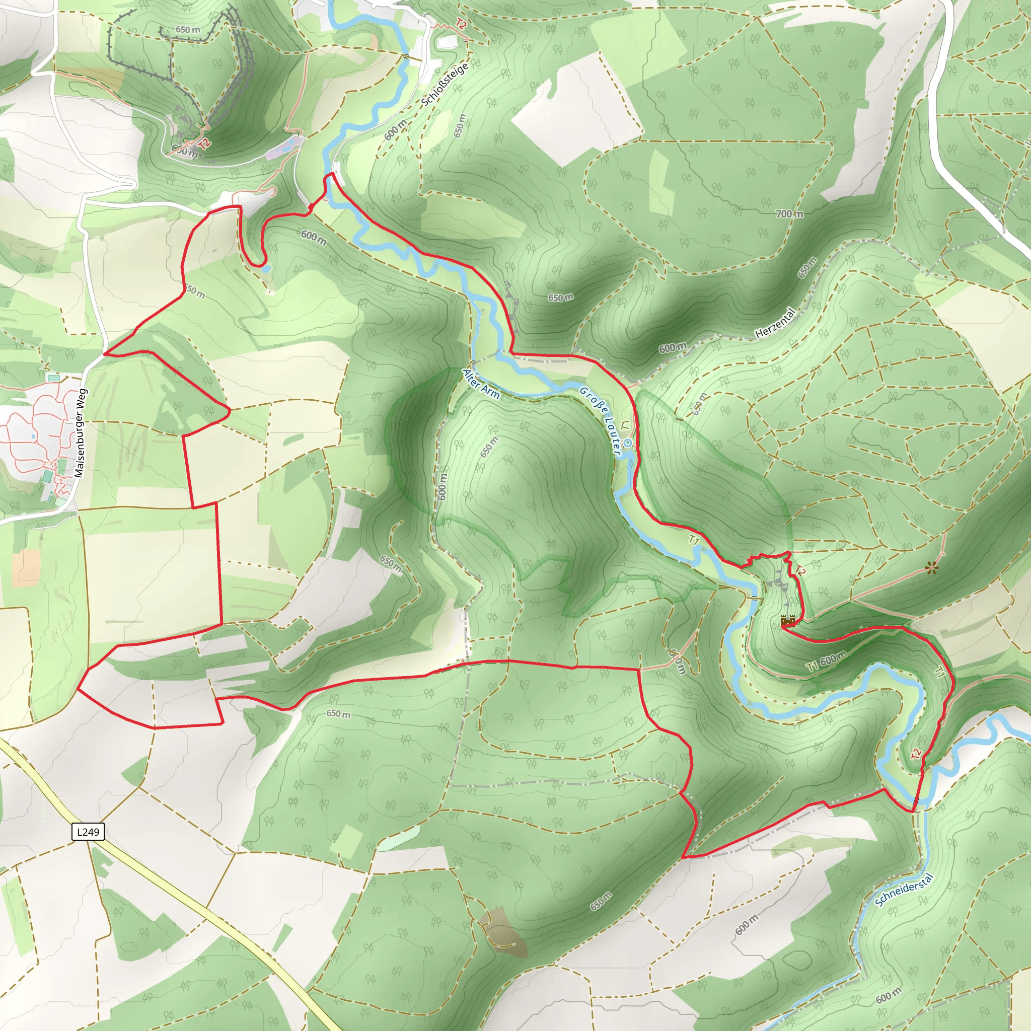 Hochgehlautert Loop mobile static map