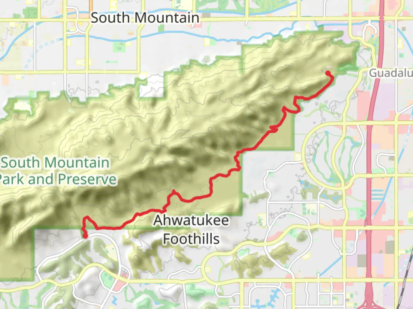 An image depicting the trail Desert Classic Trail and its surrounding area.