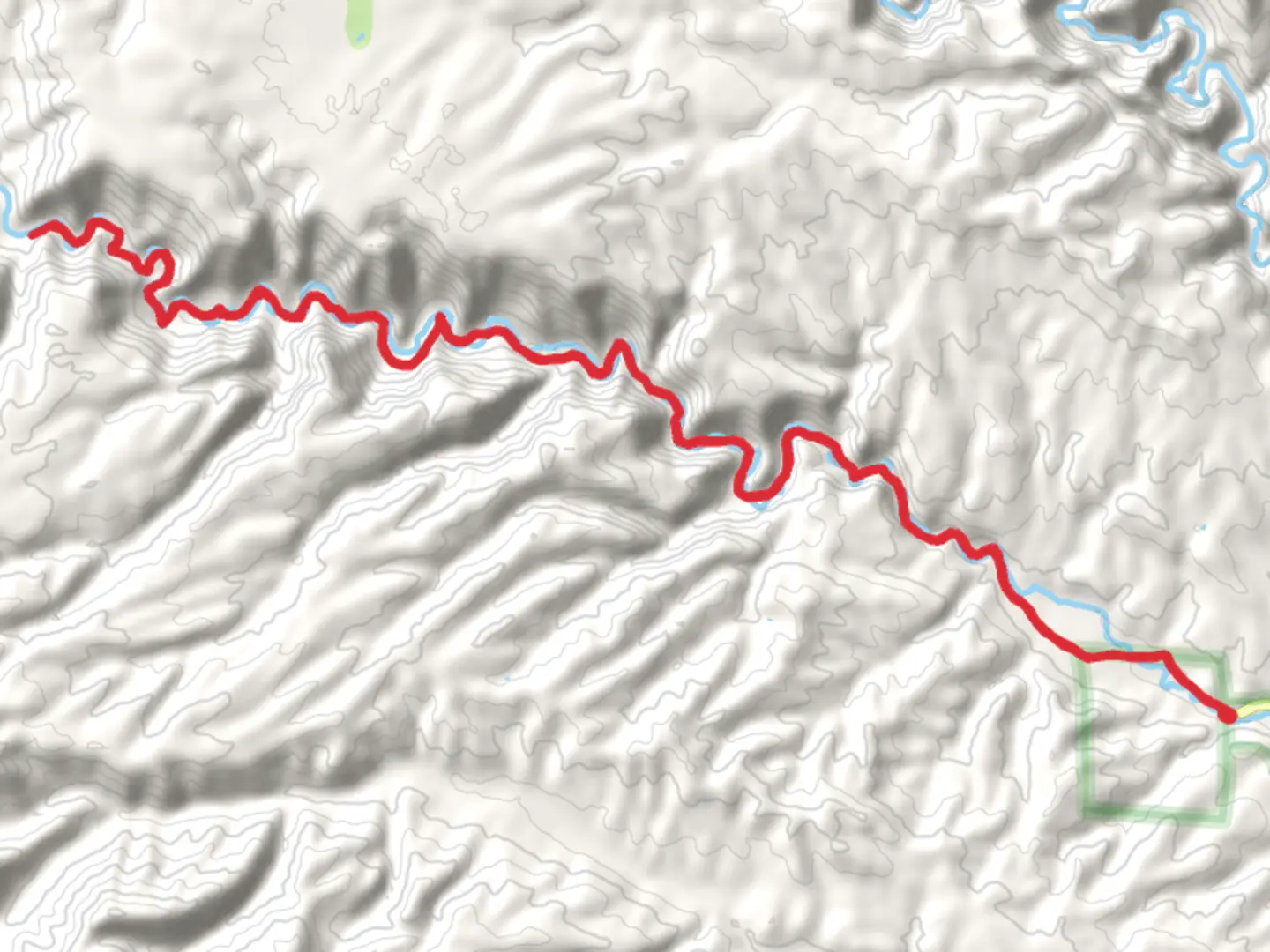 An image depicting the trail West Fork Gila River via Grand Enchantment Trail and its surrounding area.