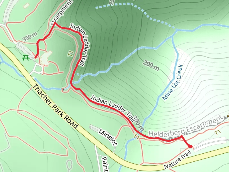 Mine Lot Creek via Escarpment Trail