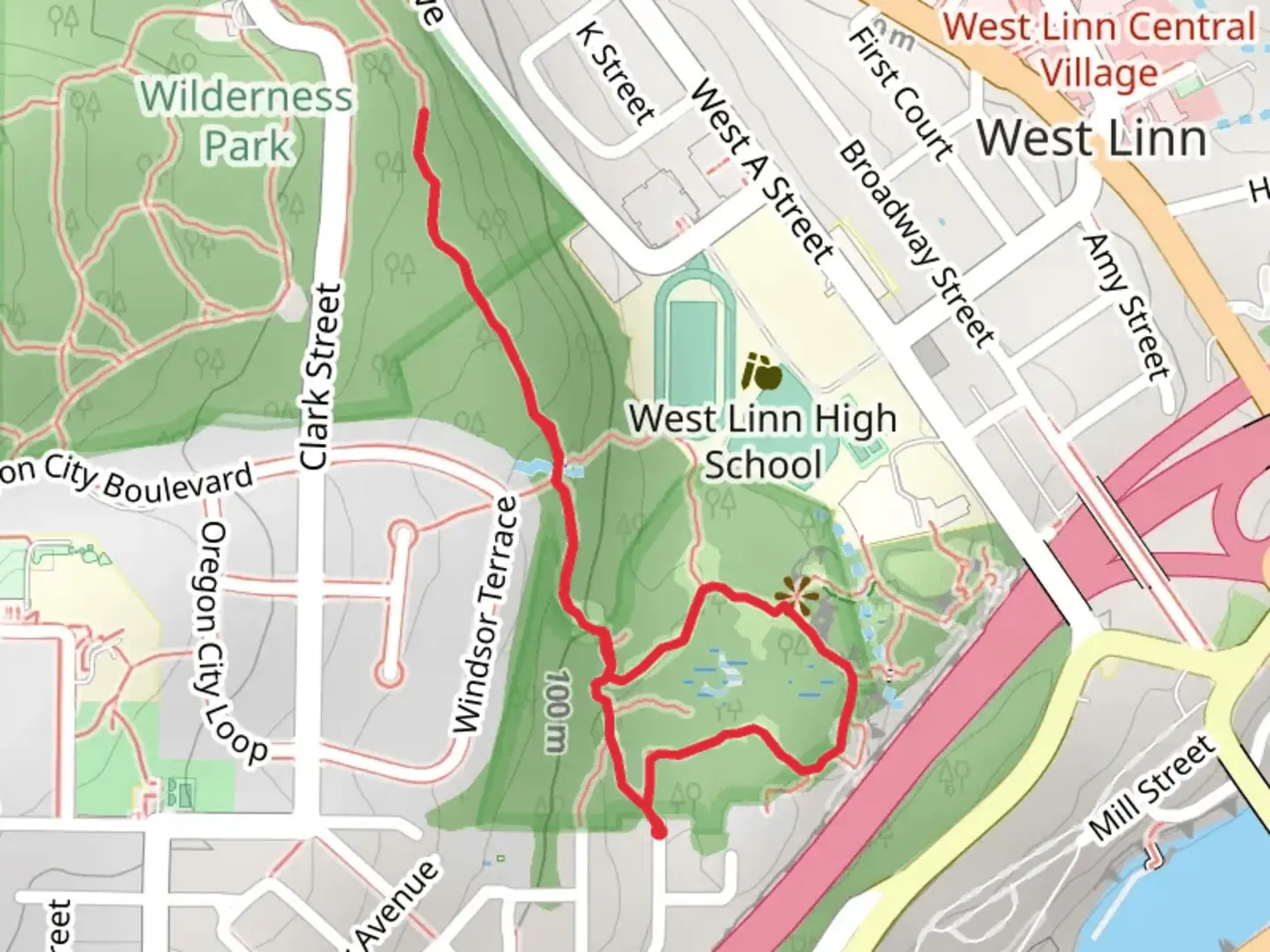 An image depicting the trail Camassia Loop Trail and its surrounding area.