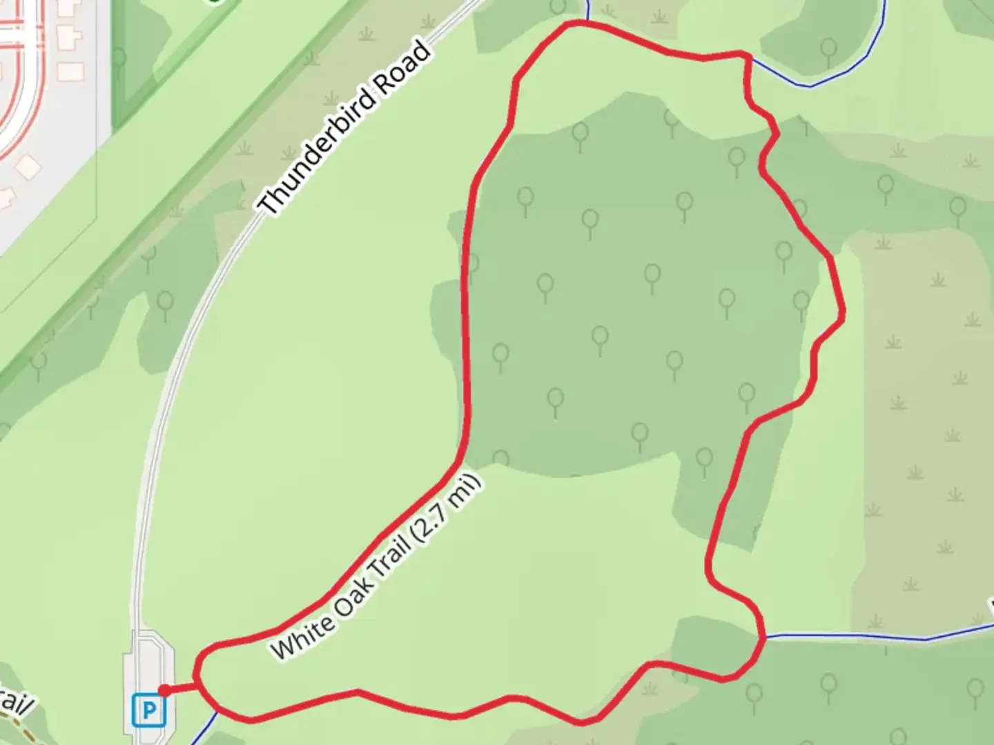 An image depicting the trail Kestrel Loop Trail and its surrounding area.