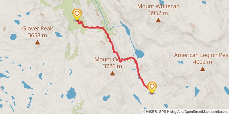 Continental Divide Trail alt 24 Map