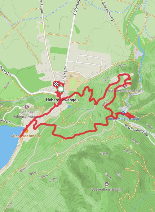 neuschwanstein mobile static map
