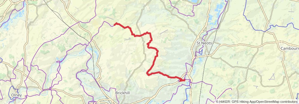 North Bedfordshire Heritage Trail stage 3 Map