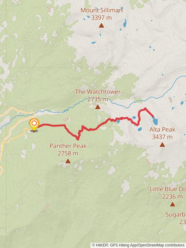 Heather Lake and Pear Lake mobile static map