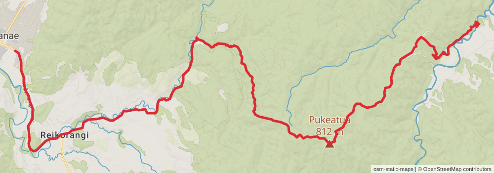 Te Araroa Trail stage 88 Map