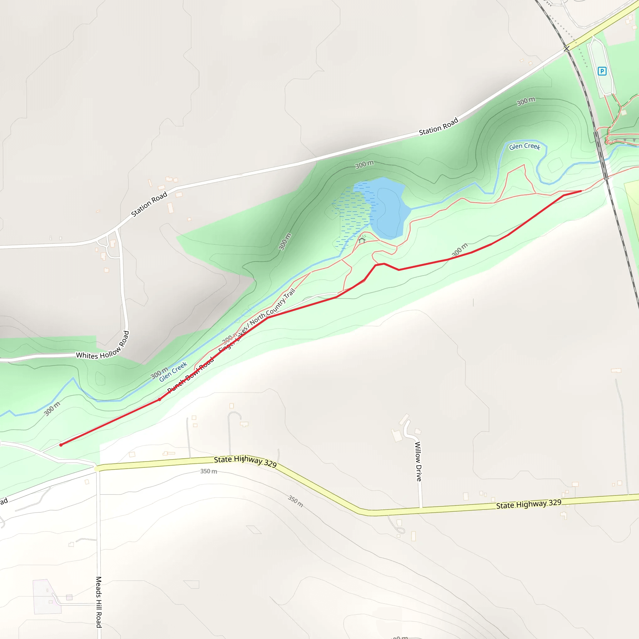 Watkins Glen State Park Walk mobile static map