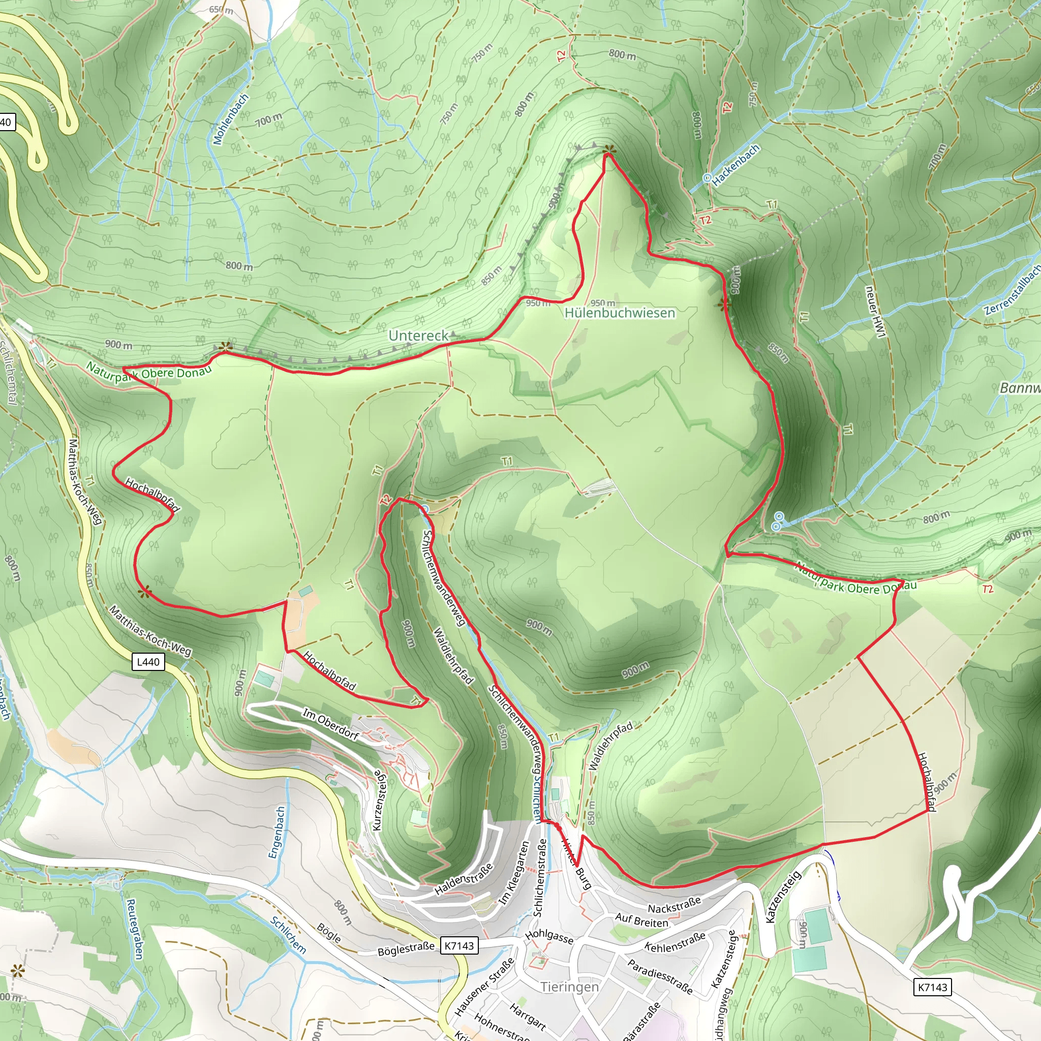 Hoernle via Main-Necker-Rhein-Weg mobile static map