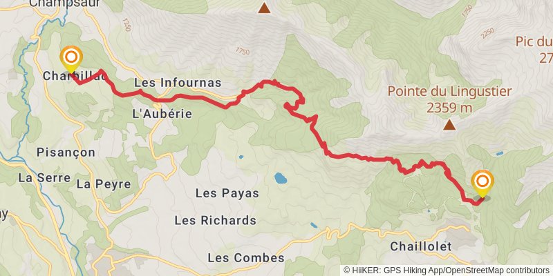 GR 50 stage 19 Map