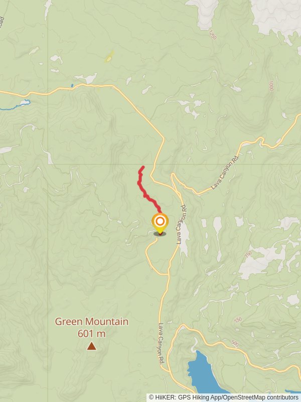 Lower Ape Cave - Passage Trail mobile static map