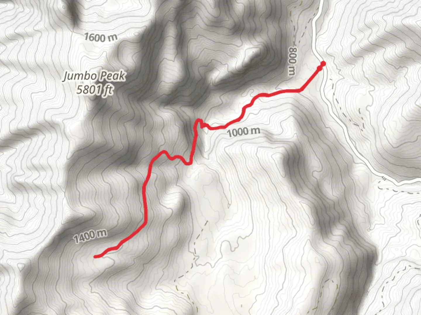 An image depicting the trail Dark Meadow Trail and its surrounding area.