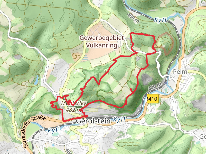 Auberg and Munterley via Eifelsteig and Vulkanweg