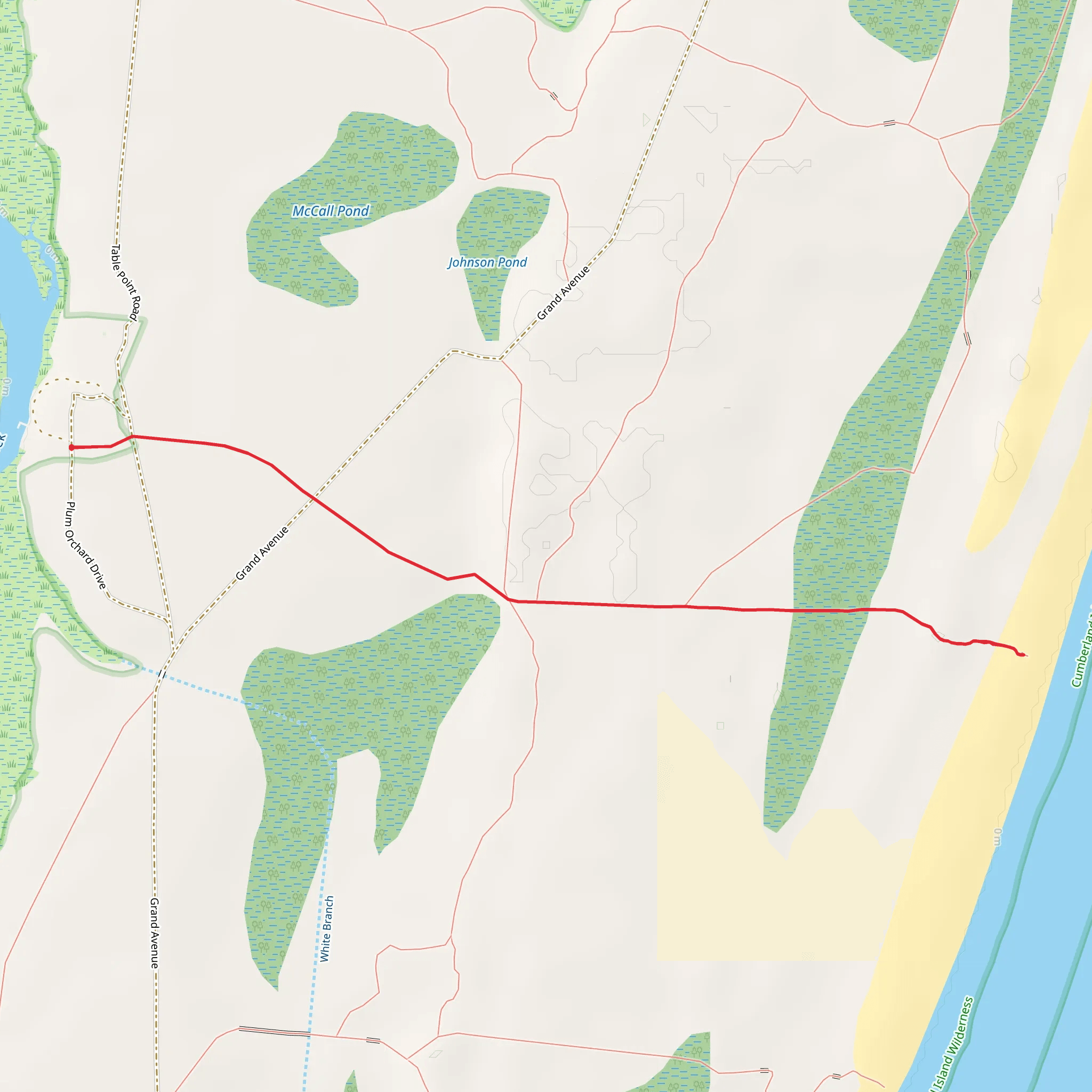 Duck House Trail mobile static map