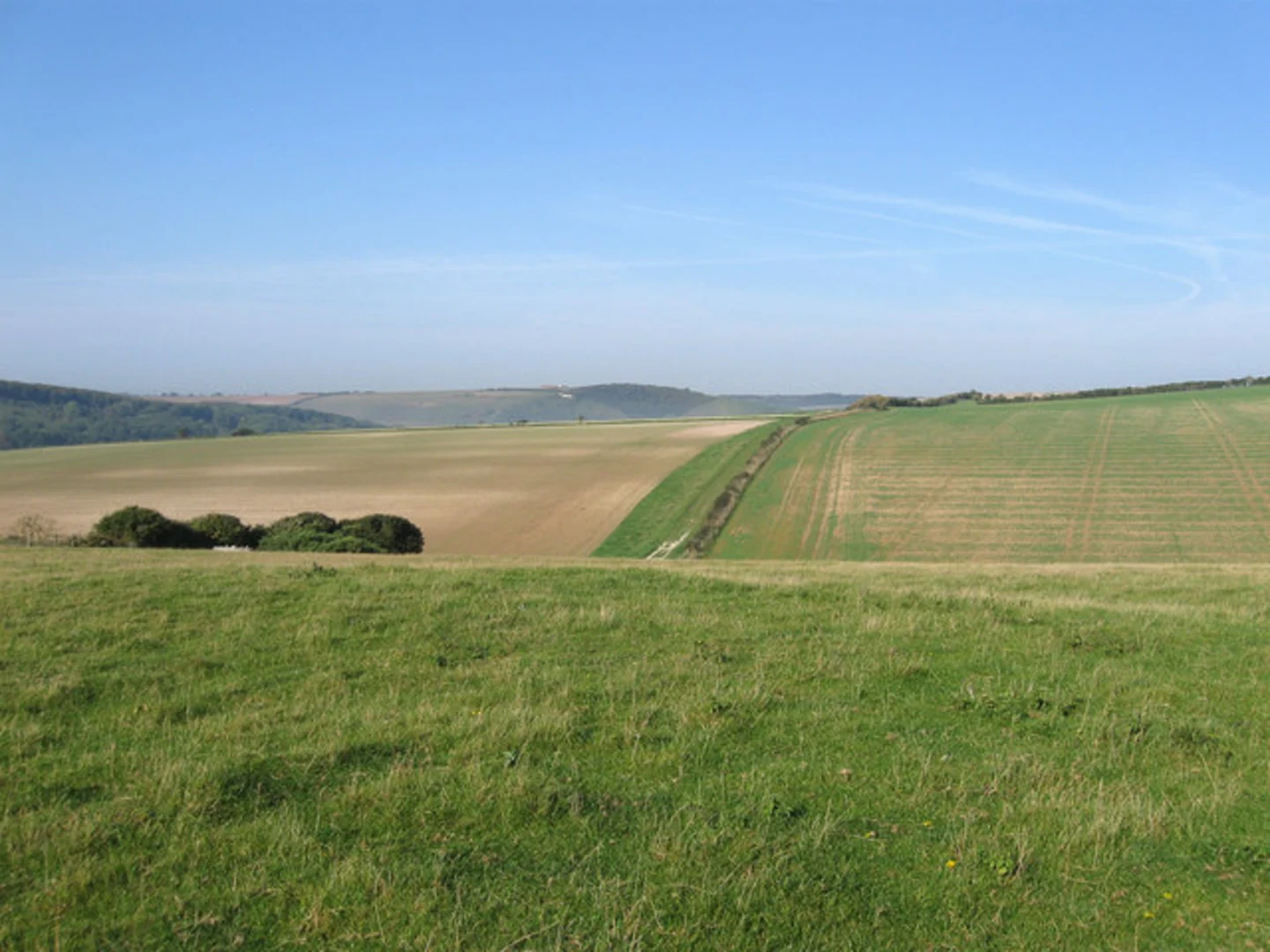 An image depicting the trail Firle Beacon Walk and its surrounding area.