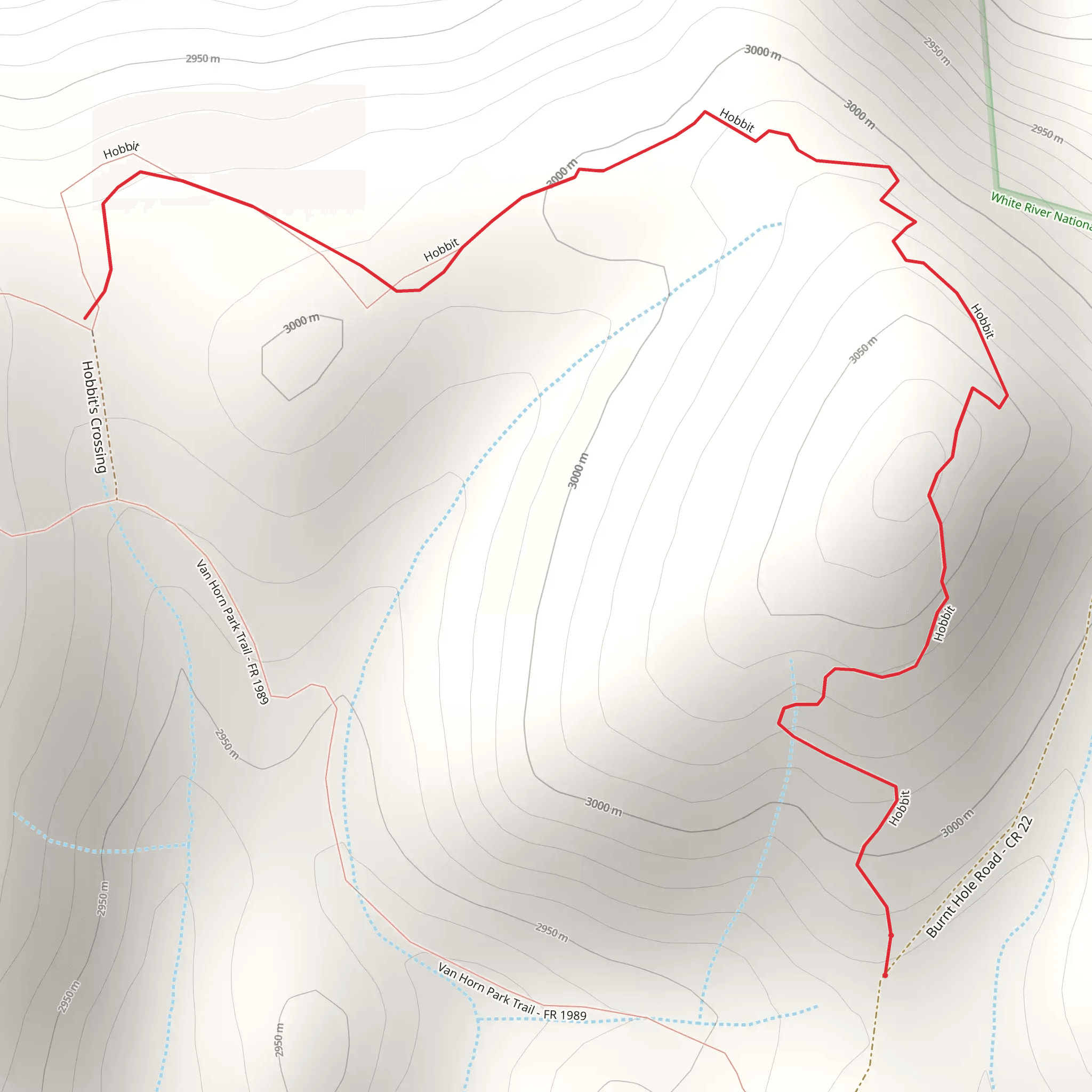 Hobbit Trail mobile static map