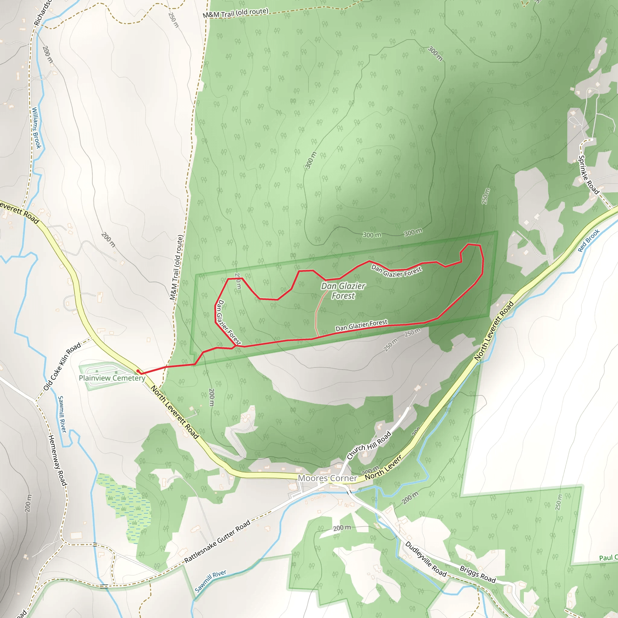 Dan Glazier Forest Loop mobile static map