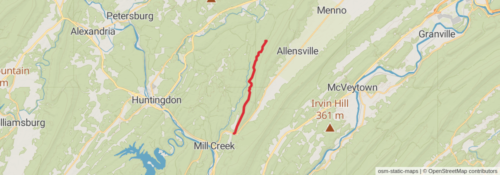 American Perimeter Trail - Northern Appalachian Primary stage 69 Map