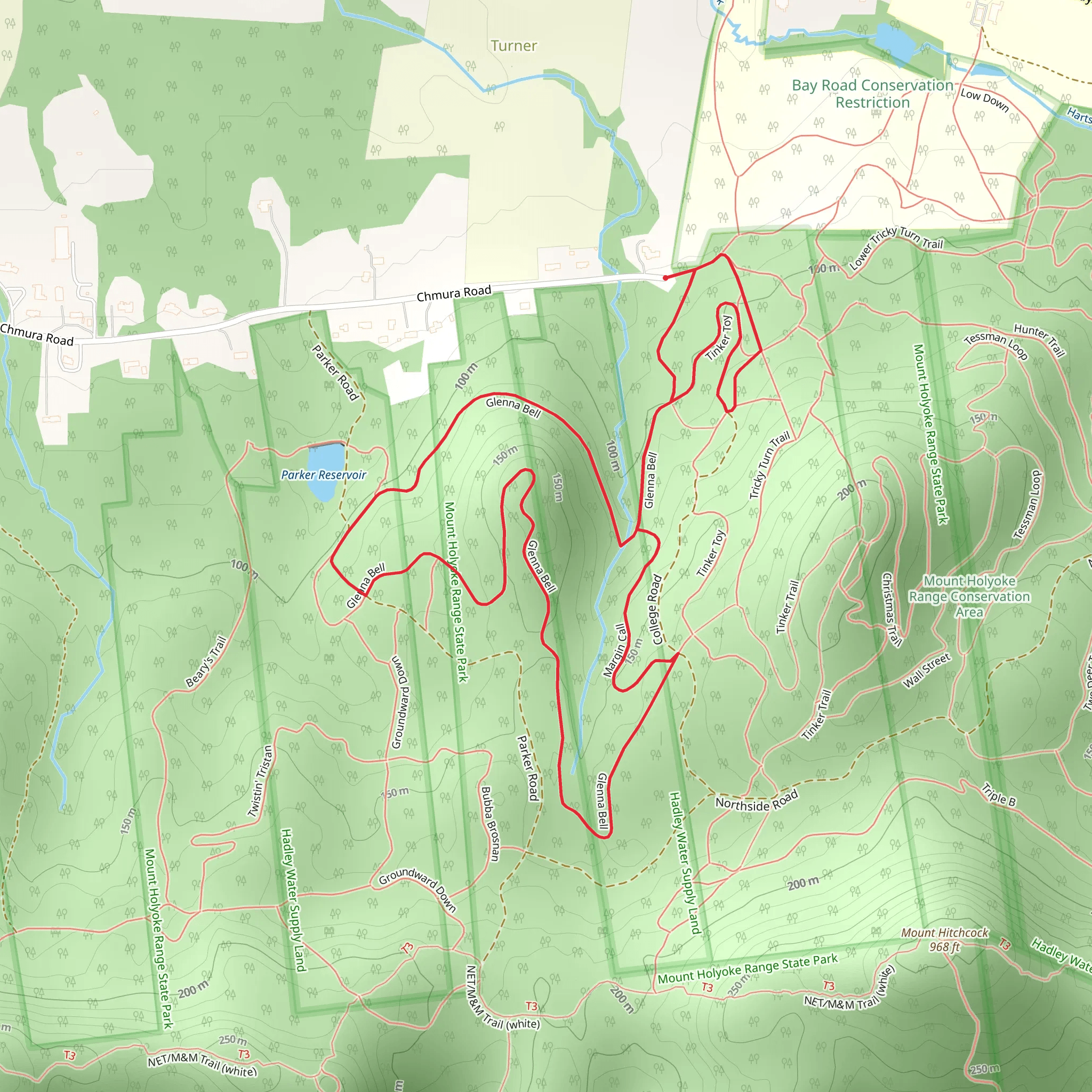 Glenna Bell Loop Trail mobile static map
