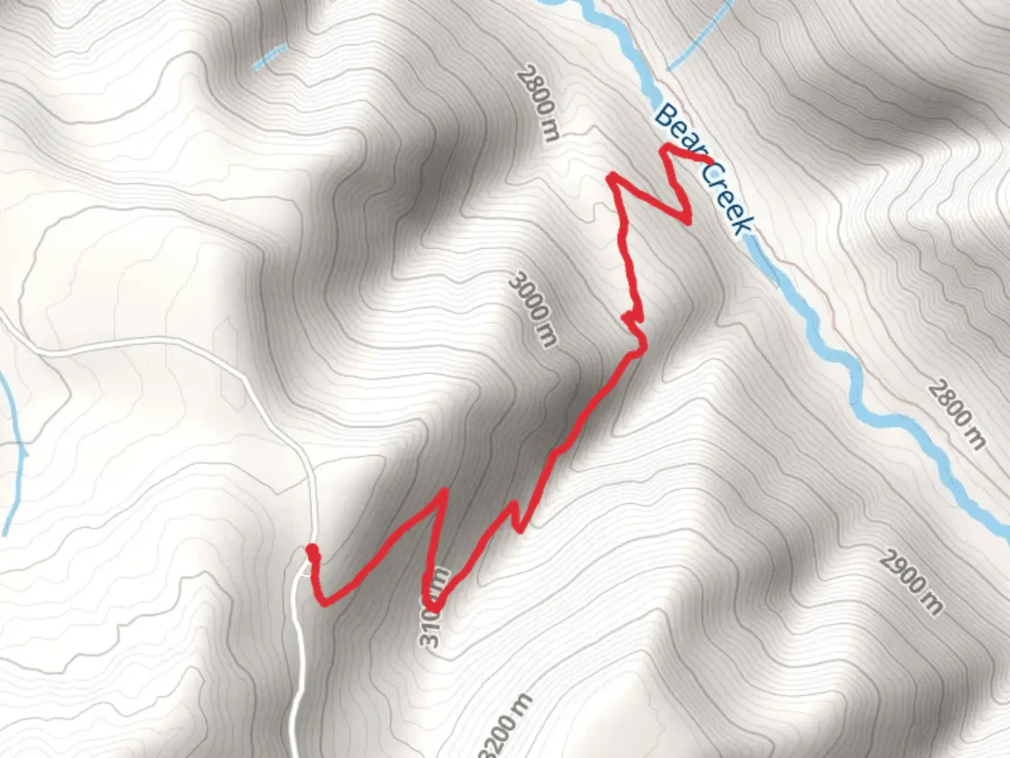 An image depicting the trail Gold Run Trail and its surrounding area.