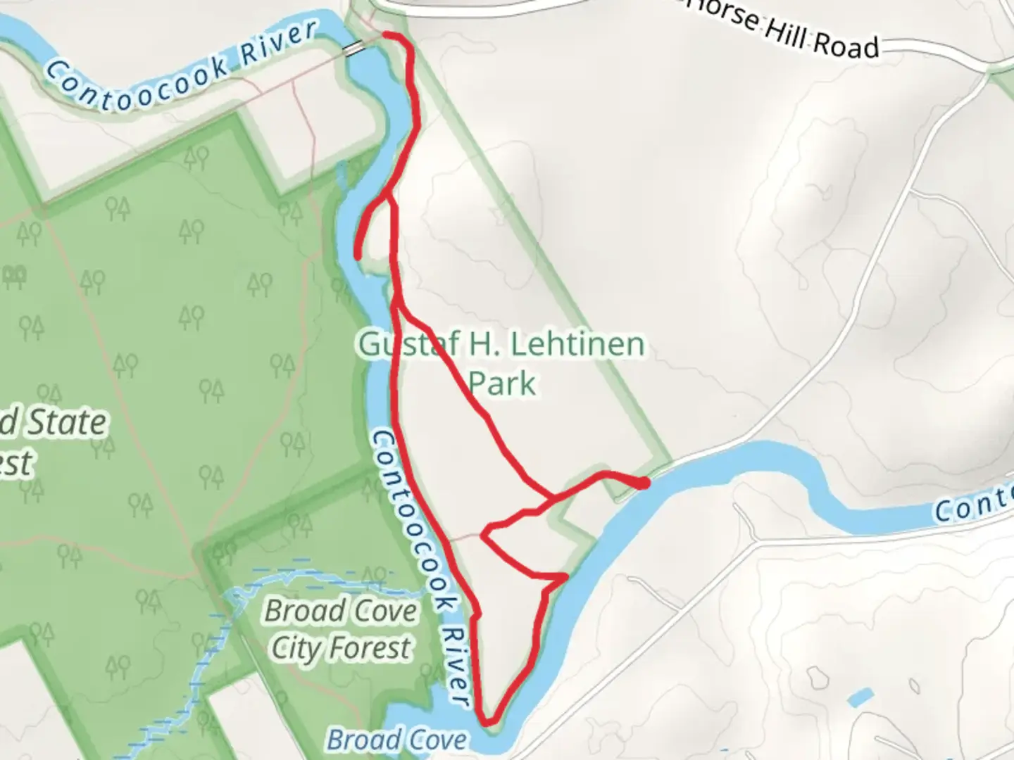 An image depicting the trail Jim HIll Riverwalk Loop and its surrounding area.