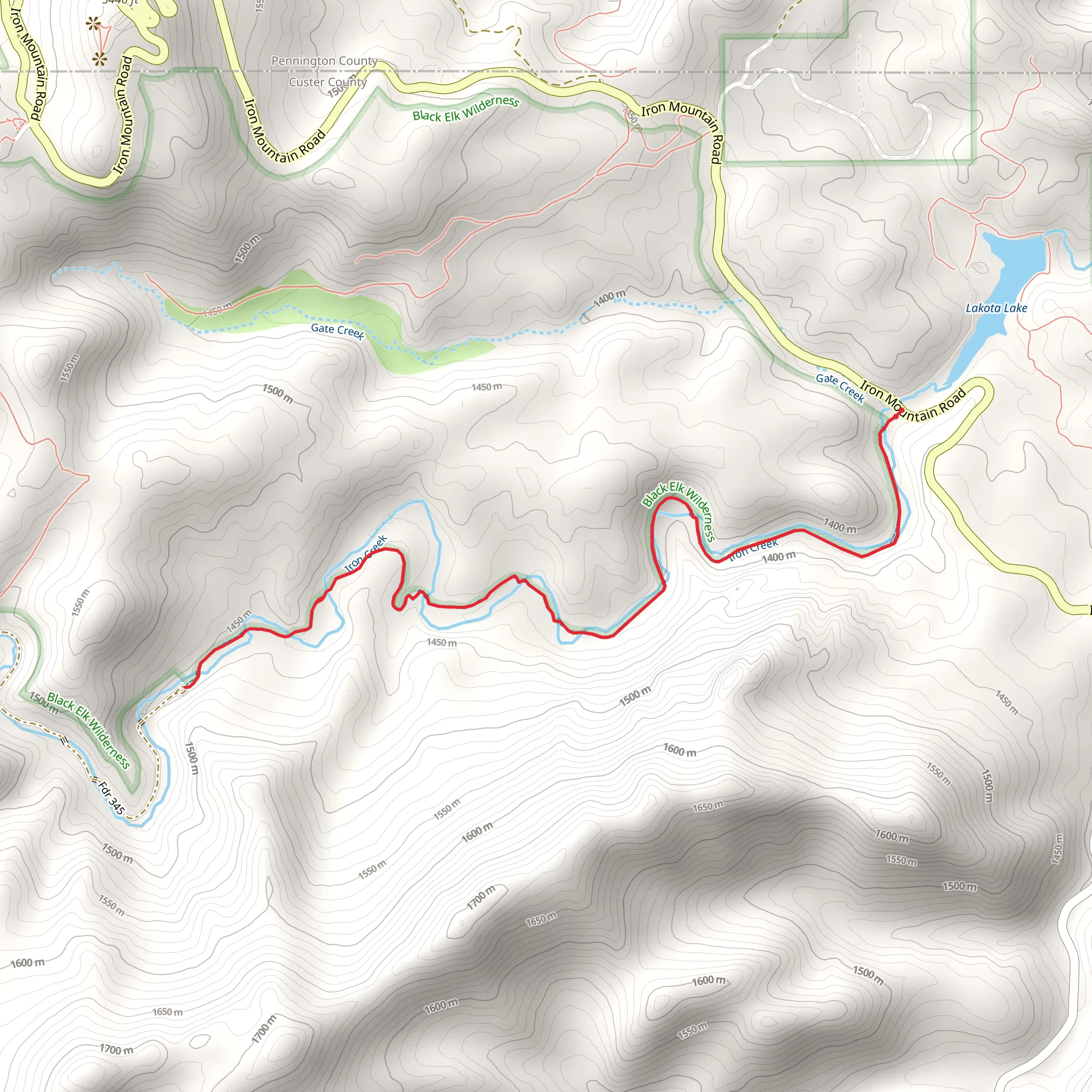 Iron Creek - 15 mobile static map
