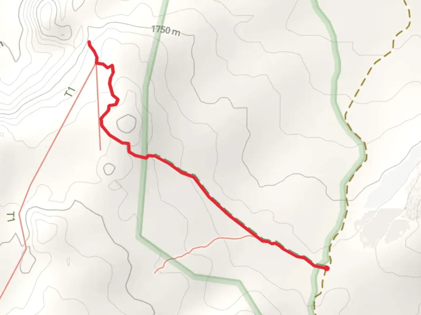 An image depicting the trail Cottonwood Teepees Trail and its surrounding area.