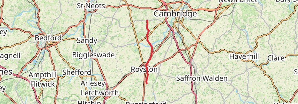 Greenwich Meridian Trail stage 9 Map
