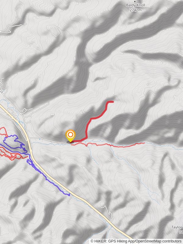 Plummer Canyon Trail mobile static map