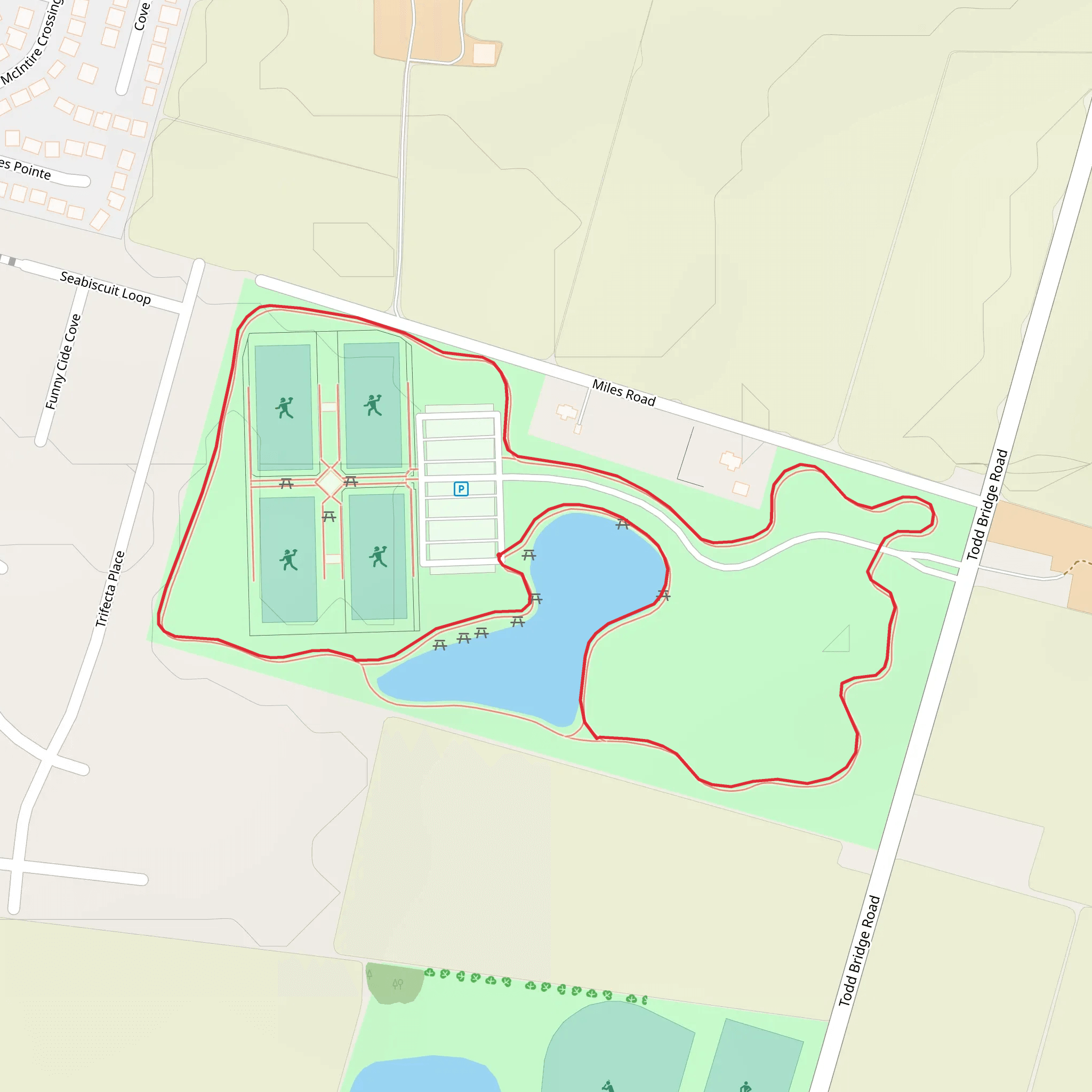 Waymond Morris Park Loop mobile static map