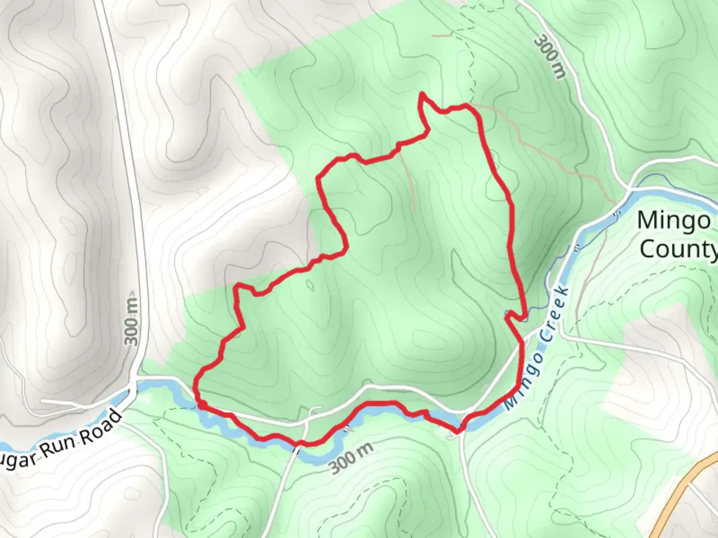 An image depicting the trail Orange Loop Trail and its surrounding area.