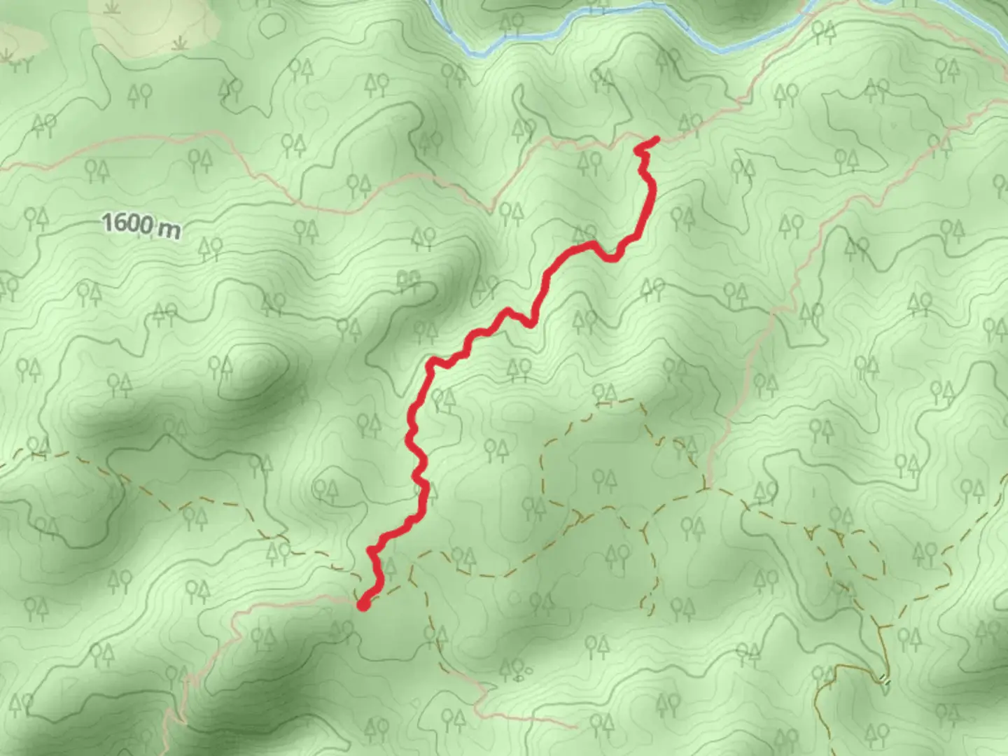 An image depicting the trail Holcomb Crossing Trail and its surrounding area.