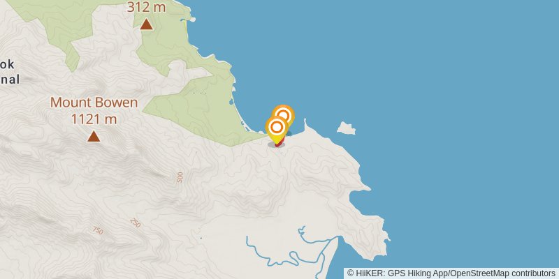 Thorsborne Trail spur 2 Map