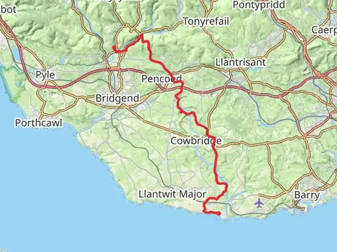 Bryngarw Country Park to St Athan in Glamorgan