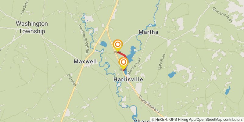 Batona Trail spur 2 Map
