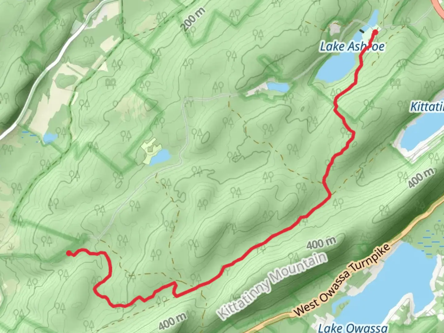 An image depicting the trail Red Maple Trail and its surrounding area.