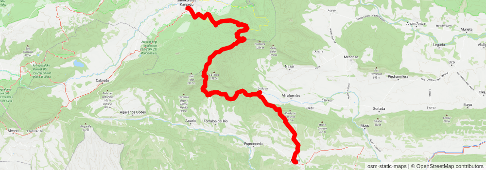 GR 1 Sender Historic stage 50 Map