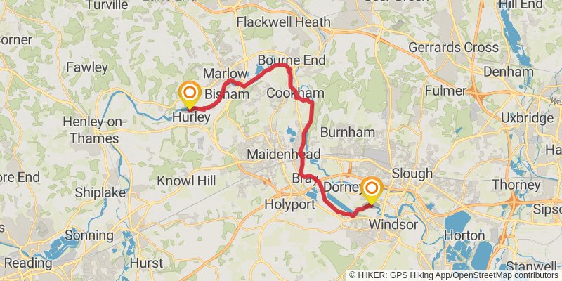 Orange Way stage 25 Map