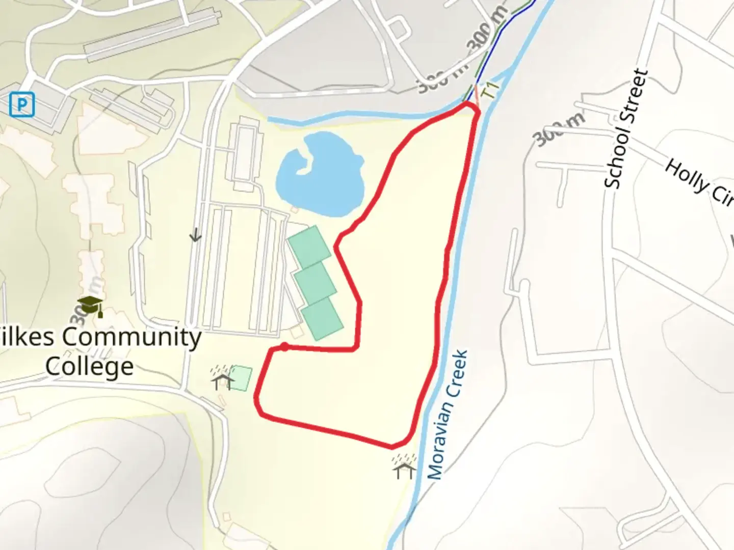 An image depicting the trail Moravian Creek Loop and its surrounding area.