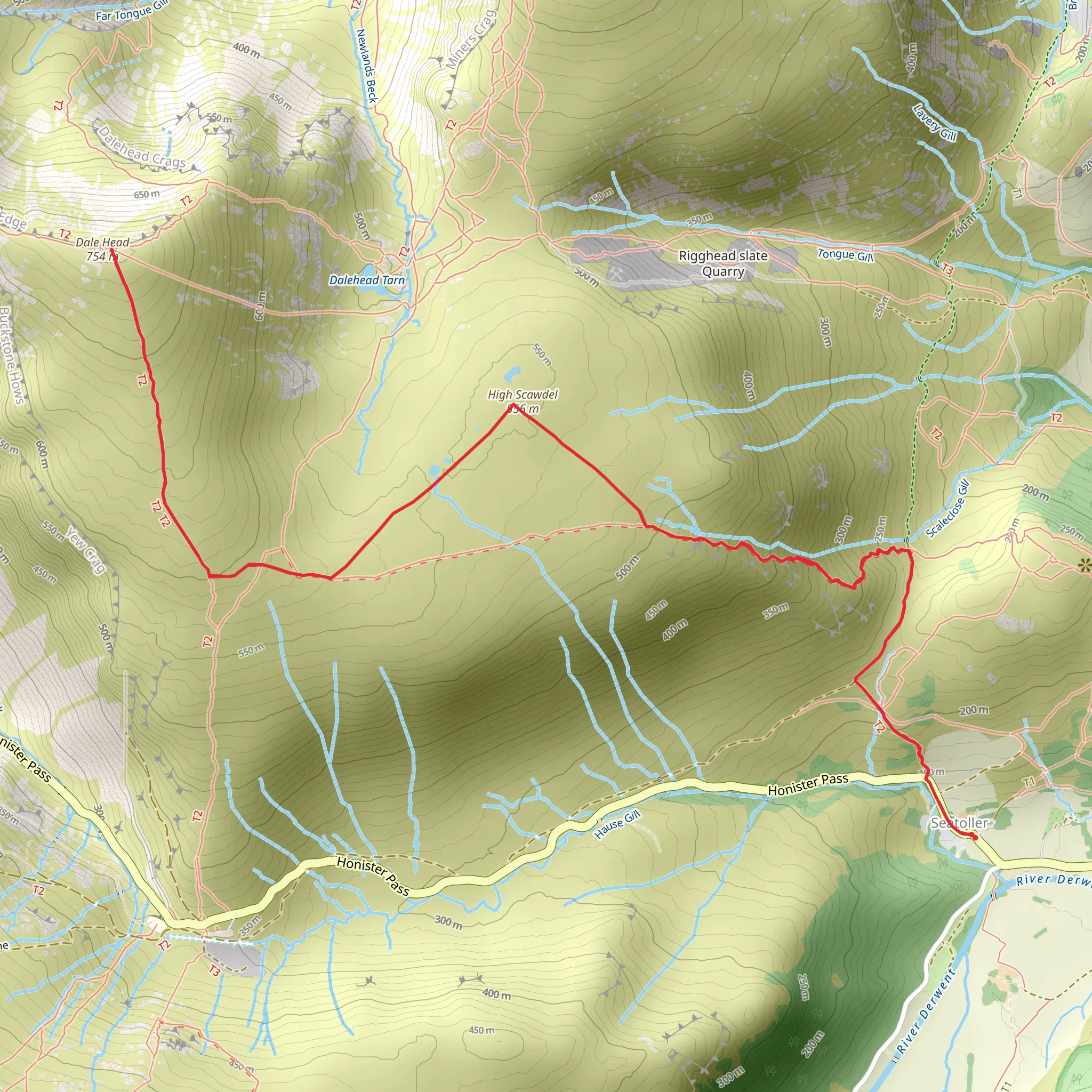 Dale Head mobile static map