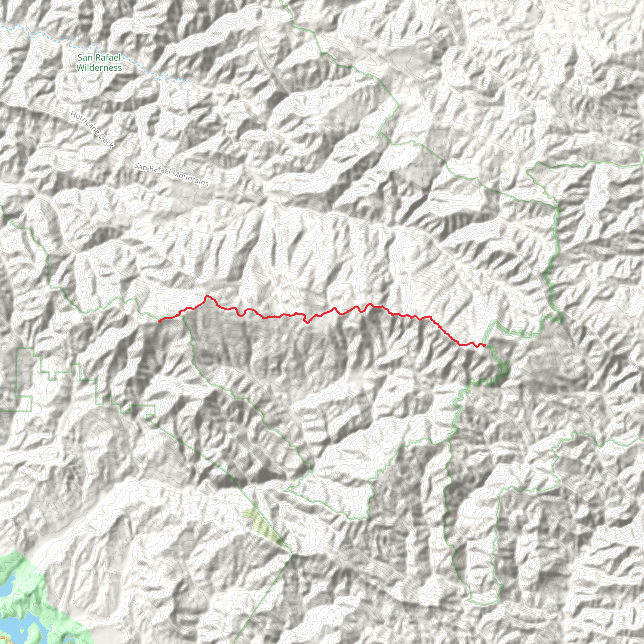 Mission Pine Trail mobile static map
