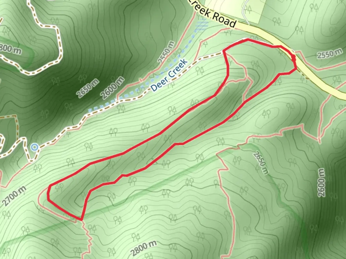An image depicting the trail Wildhorse Canyon and Wildhorse Ridge Loop and its surrounding area.