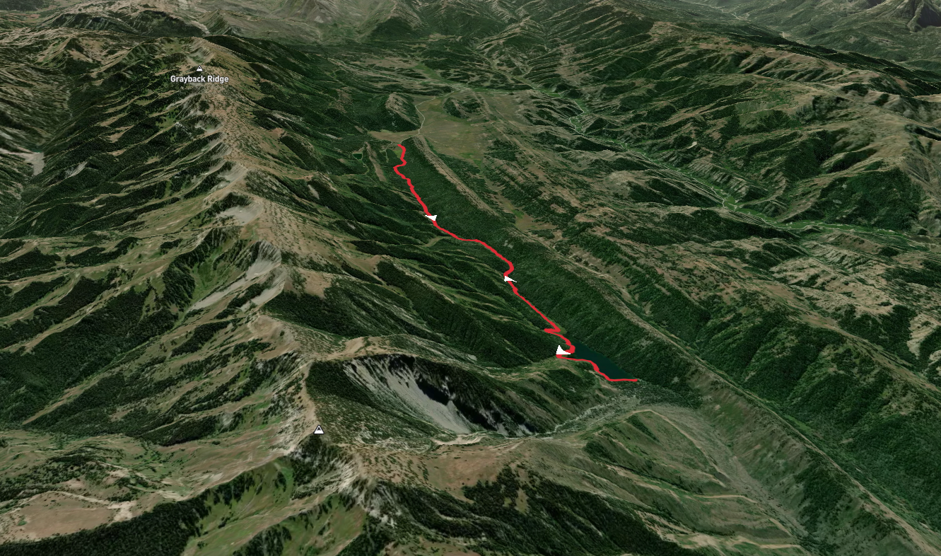 Bailey Lake via Bailey Creek Trail